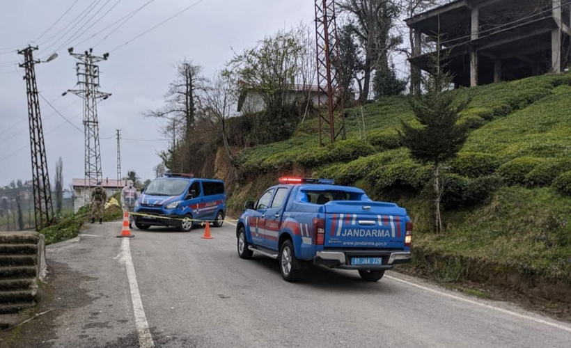 Trabzon'da 3 ev karantinaya alındı
