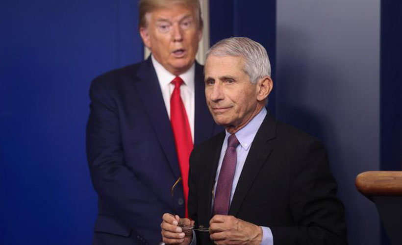 Trump, Fauci’yi kızağa çekti