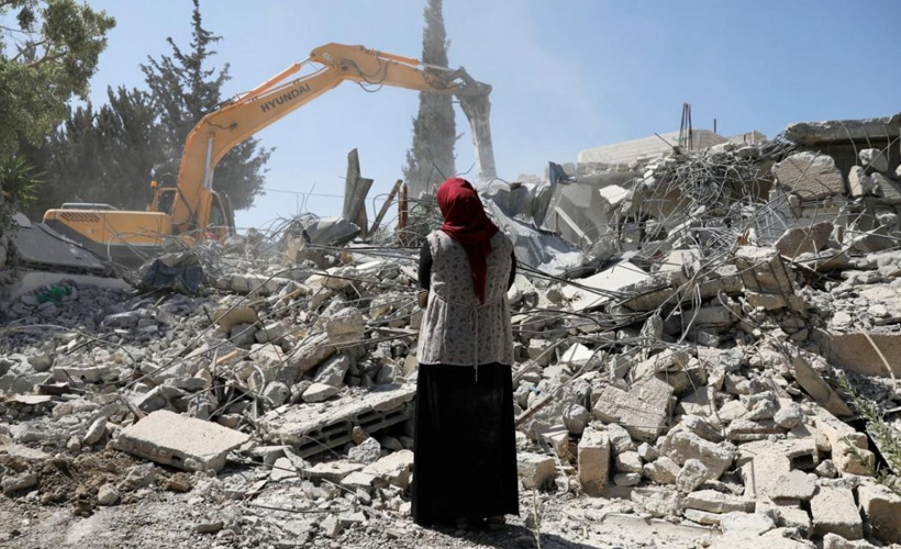 İsrail güçleri Kudüs'te bir Filistinlinin evini yıktı