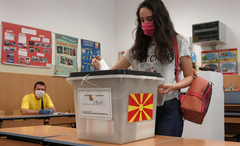 Kuzey Makedonya'daki genel seçimde  oyların yüzde 93,96'sı sayıldı