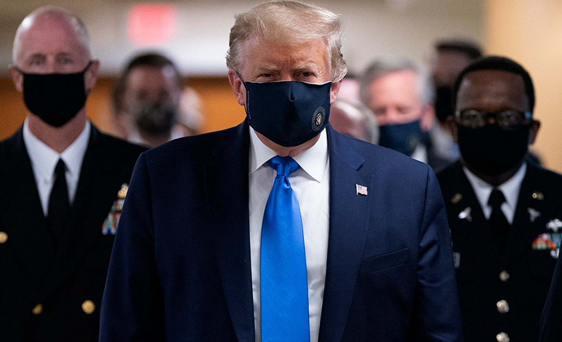 Trump, maske takma zorunluluğuna karşı