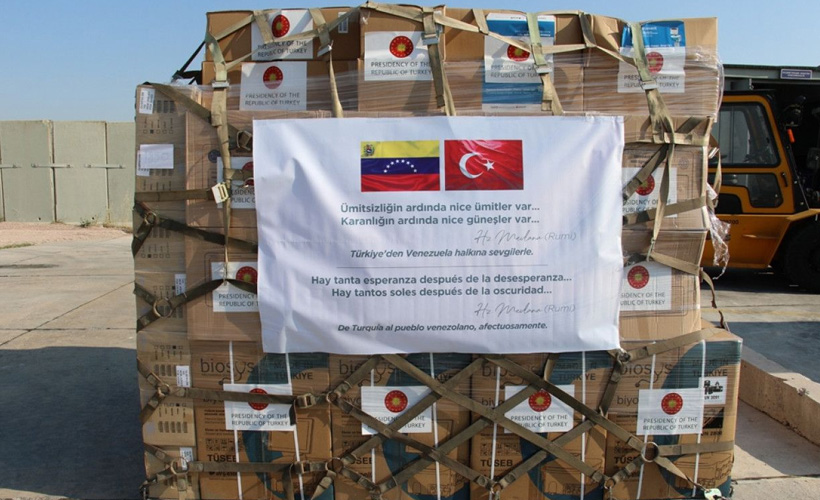 Türkiye'den Venezuela'ya bir koronavirüs yardımı daha