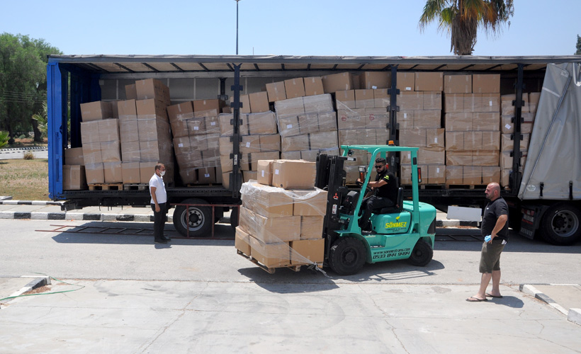 Türkiye'den KKTC'ye koronavirüs yardımı