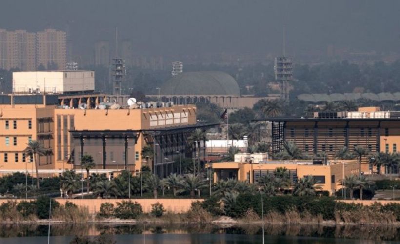 Irak'ta Yeşil Bölge'de bulunan ABD'nin Büyükelçiliği civarına roketli saldırı