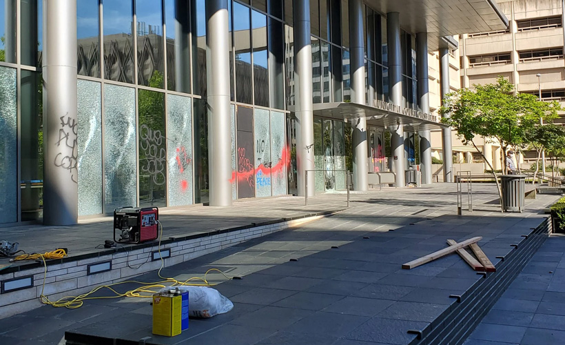 ABD'de yağma olayları yeniden baş gösterdi