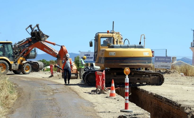 Bodrum Turgutreis'te 26 bin metre altyapı tamamlandı