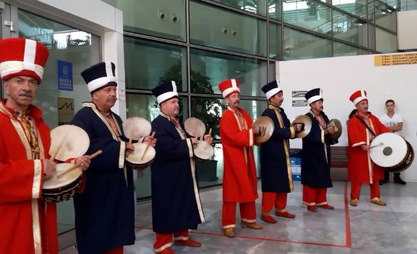 Bisiklet Gezginleri Mehter Müziğini Çok Beğendi