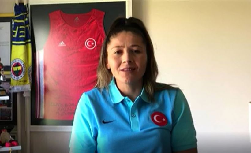 Milli sporculardan 'Kadına şiddete hayır' mesajları