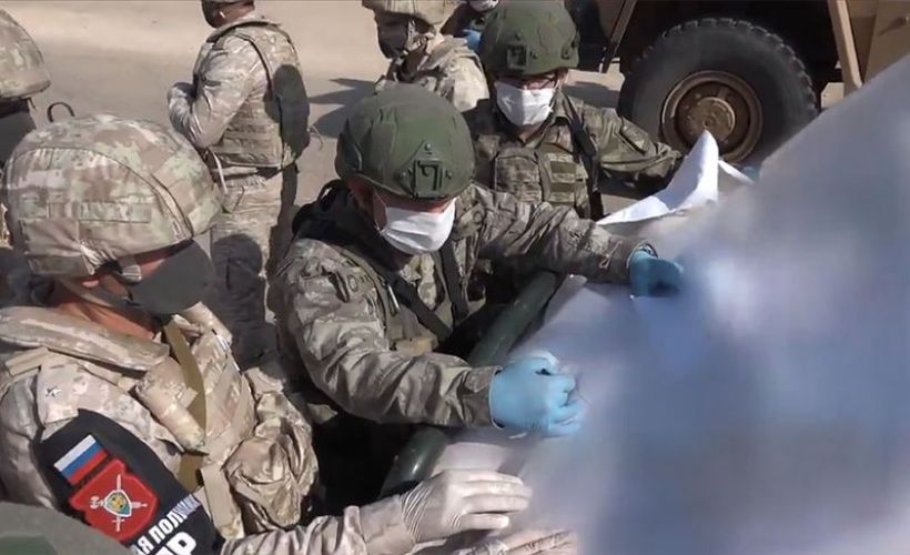 İdlib'de 22'nci Türk-Rus Birleşik Kara Devriyesi icra edildi