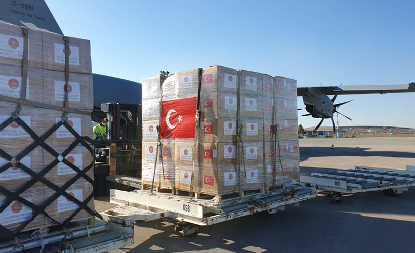 Türkiye'den 3 ülkeye koronavirüs yardımı