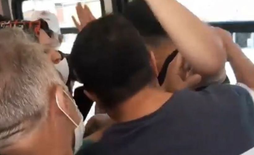 Bursa metrosunda gergin anlar