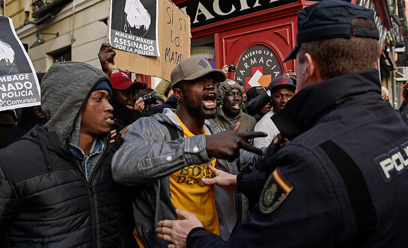 Belçika'da 'George Floyd' vakası