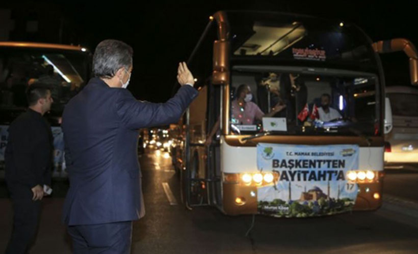 Ankara'dan, Ayasofya'ya 1453 kişilik konvoy