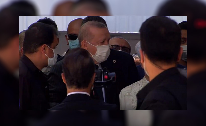 Cumhurbaşkanı Erdoğan Ayasofya’ya geldi