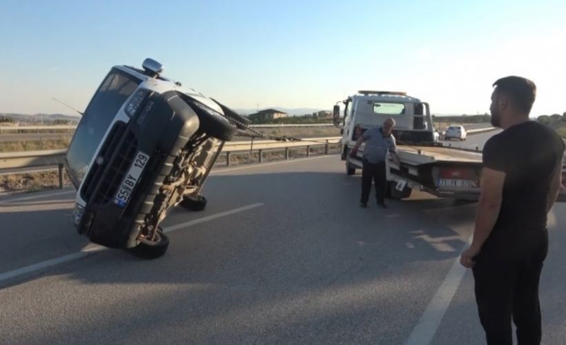 Kırıkkale'de otomobiliyle 100 metre sürüklenmesine rağmen burnu kanamadan kurtuldu
