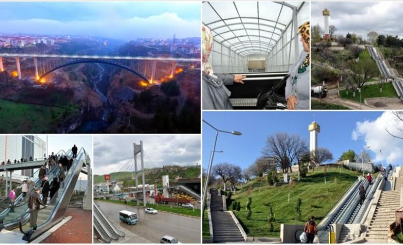 Köprüler, yürüyen merdivenler ve asansörler şehri Karabük