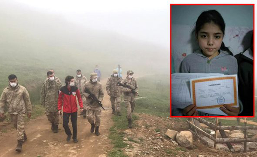 Giresun'da kaybolan 11 yaşındaki Elif’ten güzel haber