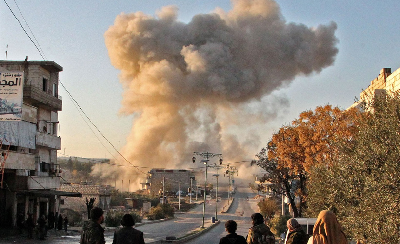 Esed rejiminden İdlib'e roket saldırısı