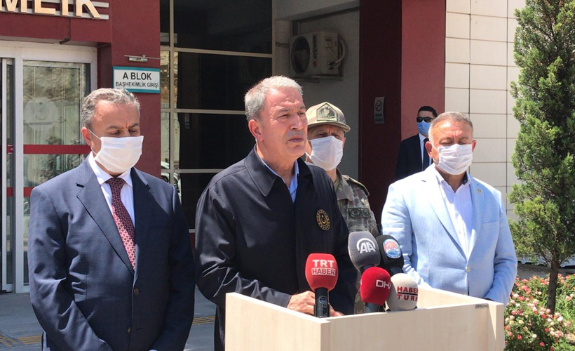 Bakan Akar Mersin’deki kazanın sebebini açıkladı