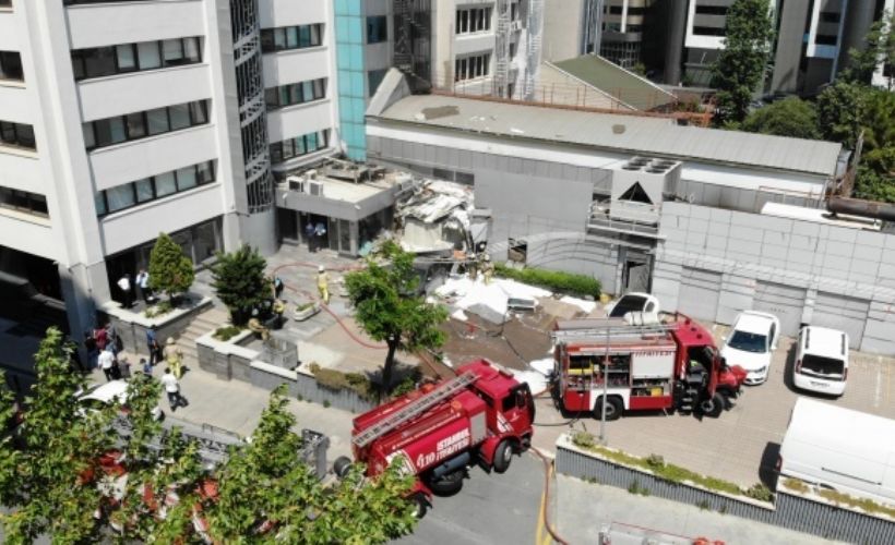Şişli'deki iş merkezinde meydana gelen patlama korkuttu
