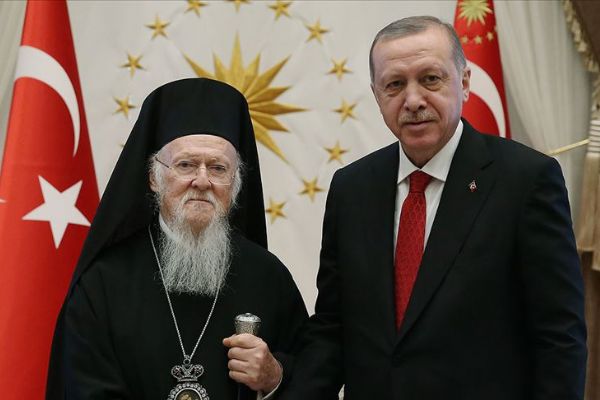 Fener Rum Patriği'nden Cumhurbaşkanı Erdoğan'a Sümela teşekkürü