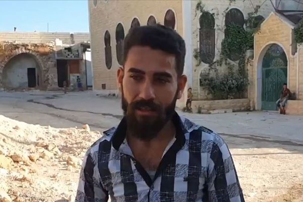 İdlib'deki Suriyelilerden Türk askerine teşekkür