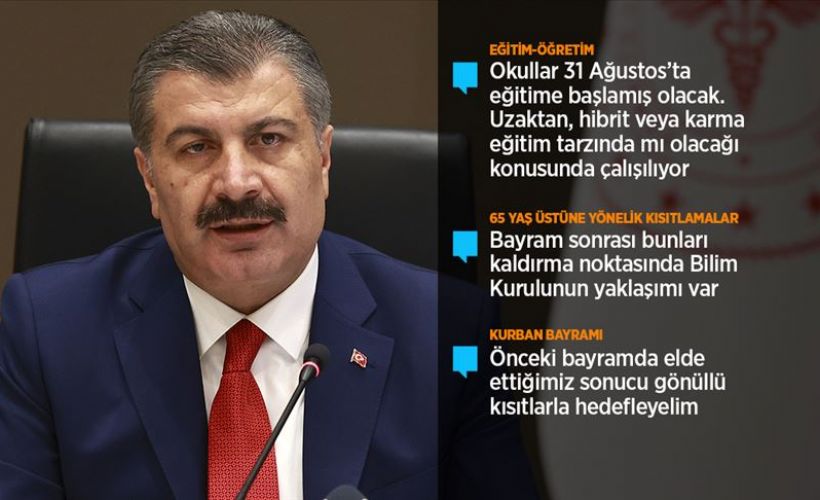 Bakan Koca Kurban Bayramı'nda alınması gereken tedbirleri açıkladı