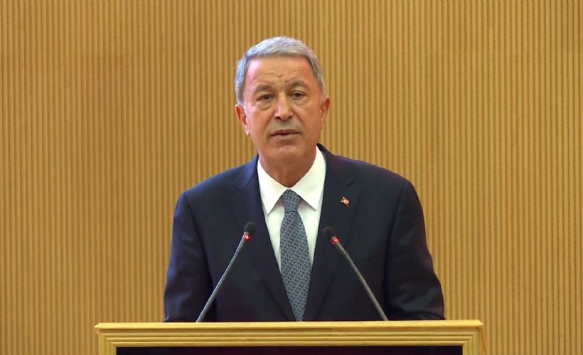 Bakan Akar ve komutanlar, MSB'deki bayramlaşma törenine katıldı