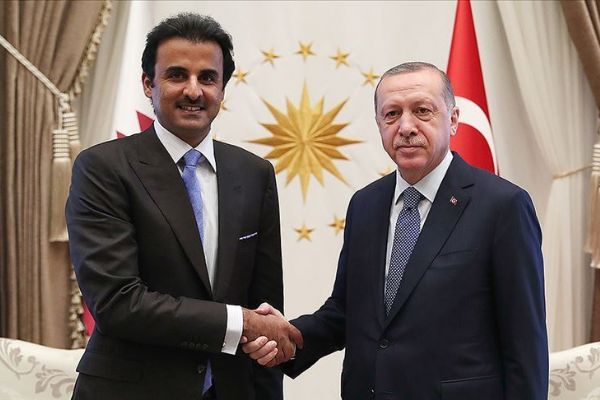 Cumhurbaşkanı Erdoğan, Katar Emiri Al Sani ile görüştü