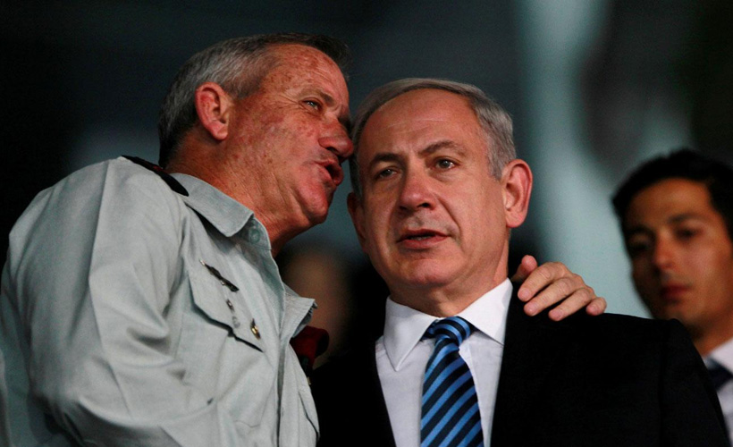 Netanyahu ile Gantz arasında ''protesto'' tartışması