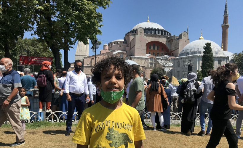 Ayasofya-i Kebir Cami-i Şerifi'ne Kurban Bayramı'nın 3. gününde de ilgi büyük