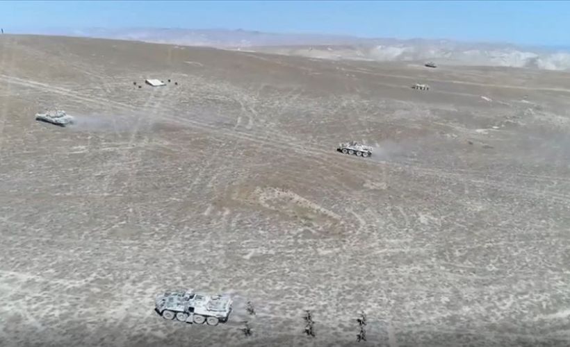 MSB, TurAz Kartalı Tatbikatı'ndan görüntüler paylaştı