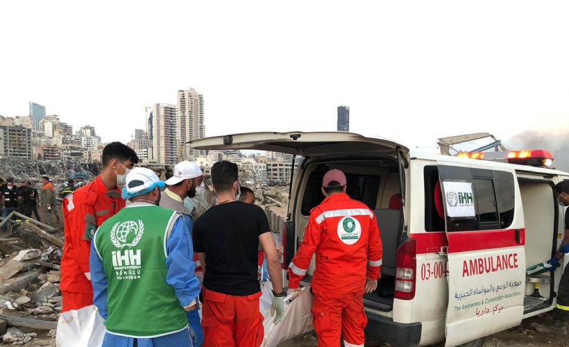 İHH ekipleri Beyrut’ta çalışmalara başladı