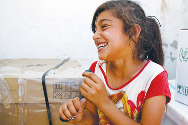 Dürümlü'nün yetimlerine İHH sahip çıktı