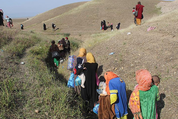 IŞİD'den kaçmaya çalışırken mayına bastılar