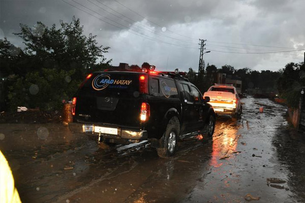 Hatay Dörtyol'da sel