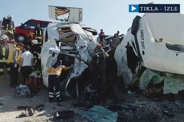 Konya’da korkunç kaza: 10 ölü