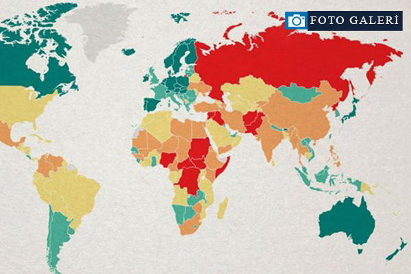 Dünyada çatışma yaşanmayan 10 ülke