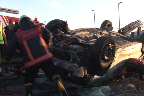 İstanbul’da kaza: 4 yaralı