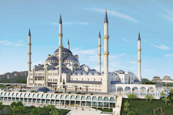 Çamlıca Camii'nde ilk namazın tarihi belli oldu