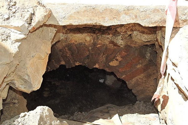 İzmir'de tarihi su kemeri bulundu