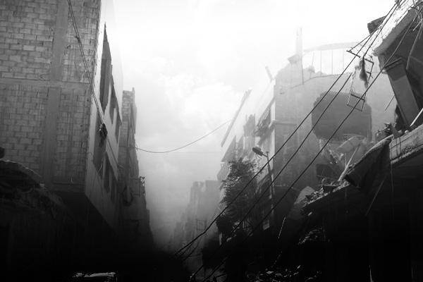 Dört yıldır kuşatma altındaki Duma'ya yardım ulaştı