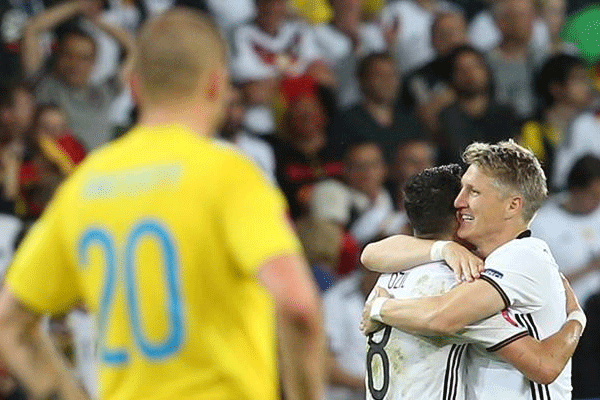 Almanya Ukrayna'yı devirdi