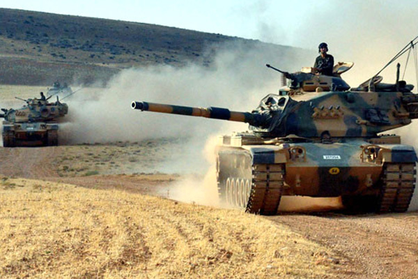 Üzerinde füze bulunan IŞİD'e ait araç vuruldu