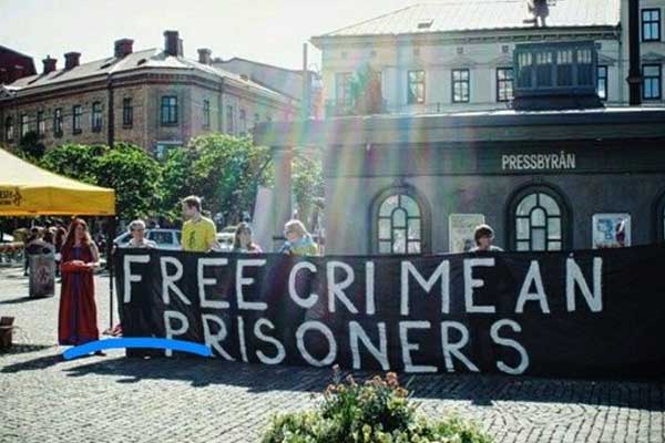 İsveç’te Kırımlı tutuklular için kampanya