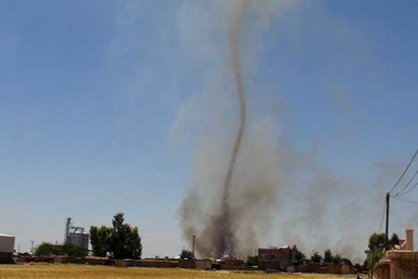 Mardin'de hortum çıktı