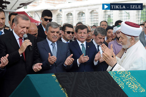 Cenaze duasını Erdoğan yaptı