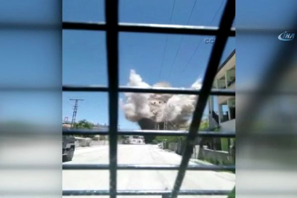 Vatandaşın dikkati faciayı önledi