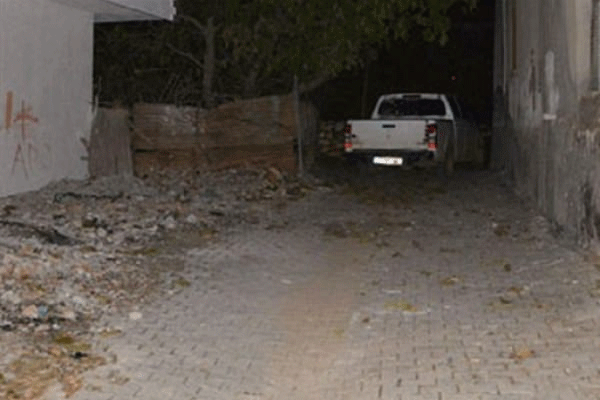 Bomba yüklü araç imha edildi