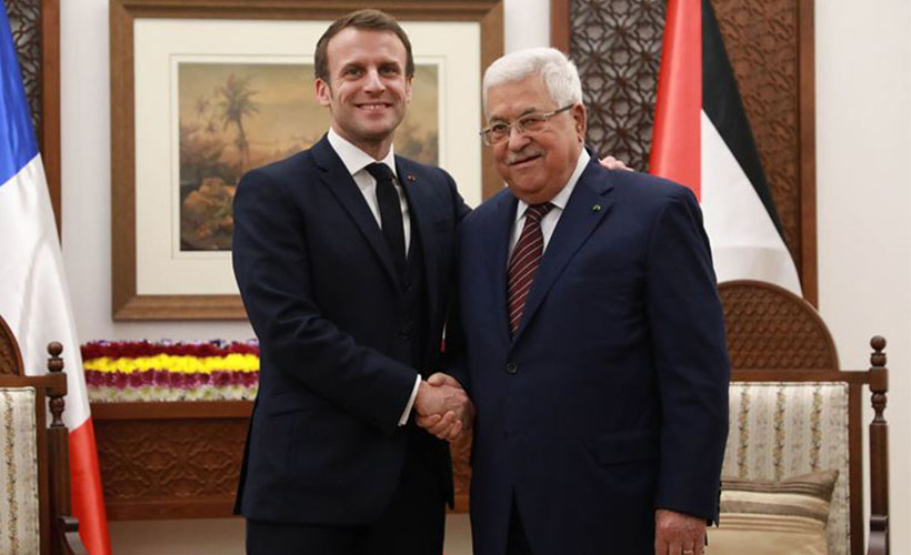 Macron, Filistin Devlet Başkanı Abbas'ı Paris'e davet etti